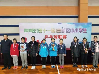 燃！濰坊北海學校乒乓小將展英姿，市賽舞臺喜獲佳績
